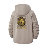 Lion King Unisex Full-Zip Printed Waterproof Hooded Windbreaker