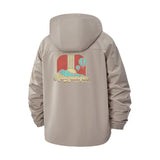 Albuquerque Hot Air Balloon Unisex Full-Zip Printed Waterproof Hooded Windbreaker