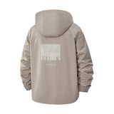 Optical Illusion Equilibrium Unisex Full-Zip Printed Waterproof Hooded Windbreaker