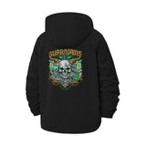 Guardians Skull Unisex Full-Zip Printed Waterproof Hooded Windbreaker