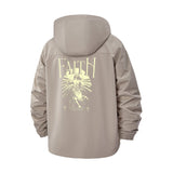 Faith Angel Unisex Full-Zip Printed Waterproof Hooded Windbreaker