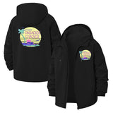 Paradise Chaser Unisex Full-Zip Printed Waterproof Hooded Windbreaker
