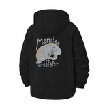 Manatee Whisperer Unisex Full-Zip Printed Waterproof Hooded Windbreaker