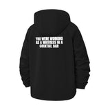 Pop Culture Lyric Unisex Full-Zip Printed Waterproof Hooded Windbreaker