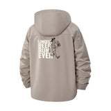 Longest Beer Run Ever Unisex Full-Zip Printed Waterproof Hooded Windbreaker