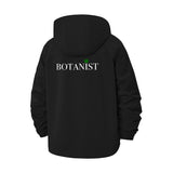 Botanical Typography Unisex Full-Zip Printed Waterproof Hooded Windbreaker