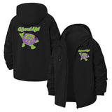 Ghoul Cartoon Unisex Full-Zip Printed Waterproof Hooded Windbreaker