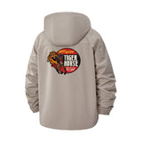 Tiger Horse Graphic Unisex Full-Zip Printed Waterproof Hooded Windbreaker
