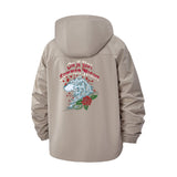 Wolf and Rose Summer Night Unisex Full-Zip Printed Waterproof Hooded Windbreaker