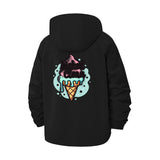 Ice Cream Cone Unisex Full-Zip Printed Waterproof Hooded Windbreaker