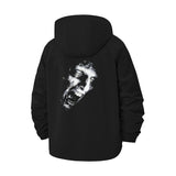 Screaming Face Unisex Full-Zip Printed Waterproof Hooded Windbreaker