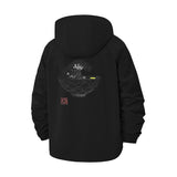 Ramen Wave Unisex Full-Zip Printed Waterproof Hooded Windbreaker