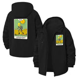 Tarot Judgement Card Unisex Full-Zip Printed Waterproof Hooded Windbreaker