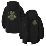 Green Dragon Lager Unisex Full-Zip Printed Waterproof Hooded Windbreaker