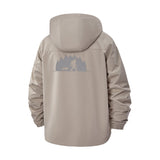 Bigfoot Forest Trek Unisex Full-Zip Printed Waterproof Hooded Windbreaker