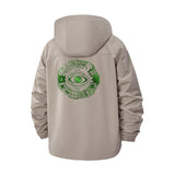 Mystic Eye Unisex Full-Zip Printed Waterproof Hooded Windbreaker
