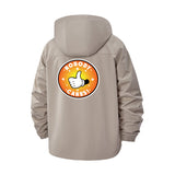 Sarcastic Thumbs Up Unisex Full-Zip Printed Waterproof Hooded Windbreaker