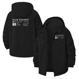 Historic Satire Unisex Full-Zip Printed Waterproof Hooded Windbreaker