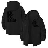 Bold Attitude Unisex Full-Zip Printed Waterproof Hooded Windbreaker