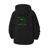 Geometric Camel Unisex Full-Zip Printed Waterproof Hooded Windbreaker