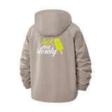 Playful Popsicle Unisex Full-Zip Printed Waterproof Hooded Windbreaker