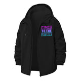 Welcome To The Shitshow Unisex Full-Zip Printed Waterproof Hooded Windbreaker