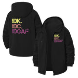 Attitude Statement Unisex Full-Zip Printed Waterproof Hooded Windbreaker