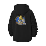 Guess I'll Die Meme Unisex Full-Zip Printed Waterproof Hooded Windbreaker