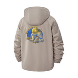 Guess I'll Die Meme Unisex Full-Zip Printed Waterproof Hooded Windbreaker