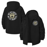 Monkey Circus Quote Unisex Full-Zip Printed Waterproof Hooded Windbreaker