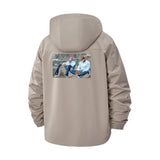 Casual Friends Photo Unisex Full-Zip Printed Waterproof Hooded Windbreaker