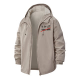 Ironic To-Do List Unisex Full-Zip Printed Waterproof Hooded Windbreaker