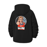 Hello My Name Is Matt Unisex Full-Zip Printed Waterproof Hooded Windbreaker
