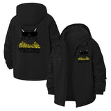 Sarcastic Cat Unisex Full-Zip Printed Waterproof Hooded Windbreaker