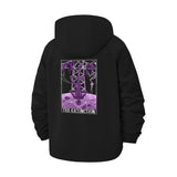 Extinction Botanical Unisex Full-Zip Printed Waterproof Hooded Windbreaker