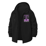 Extinction Botanical Unisex Full-Zip Printed Waterproof Hooded Windbreaker