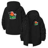 Dumpster Fire Meme Unisex Full-Zip Printed Waterproof Hooded Windbreaker