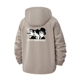 Marxist Statement Unisex Full-Zip Printed Waterproof Hooded Windbreaker