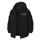 Political Statement Unisex Full-Zip Printed Waterproof Hooded Windbreaker