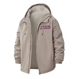 Political Statement Unisex Full-Zip Printed Waterproof Hooded Windbreaker