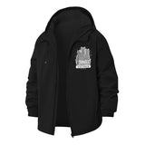 Felines Against Felons Unisex Full-Zip Printed Waterproof Hooded Windbreaker