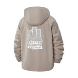 Felines Against Felons Unisex Full-Zip Printed Waterproof Hooded Windbreaker