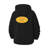 Capitalism Is Not Freedom Unisex Full-Zip Printed Waterproof Hooded Windbreaker