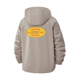 Capitalism Is Not Freedom Unisex Full-Zip Printed Waterproof Hooded Windbreaker