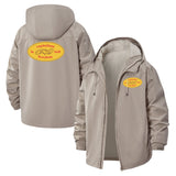 Capitalism Is Not Freedom Unisex Full-Zip Printed Waterproof Hooded Windbreaker