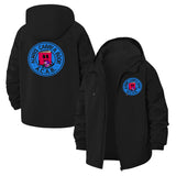 Always Carry a Book Unisex Full-Zip Printed Waterproof Hooded Windbreaker