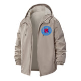 Always Carry a Book Unisex Full-Zip Printed Waterproof Hooded Windbreaker