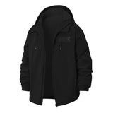 Inspirational Text Unisex Full-Zip Printed Waterproof Hooded Windbreaker