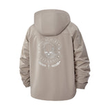 Sic Semper Tyrannis Skull Unisex Full-Zip Printed Waterproof Hooded Windbreaker