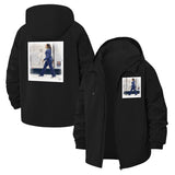 Urban Walker Unisex Full-Zip Printed Waterproof Hooded Windbreaker